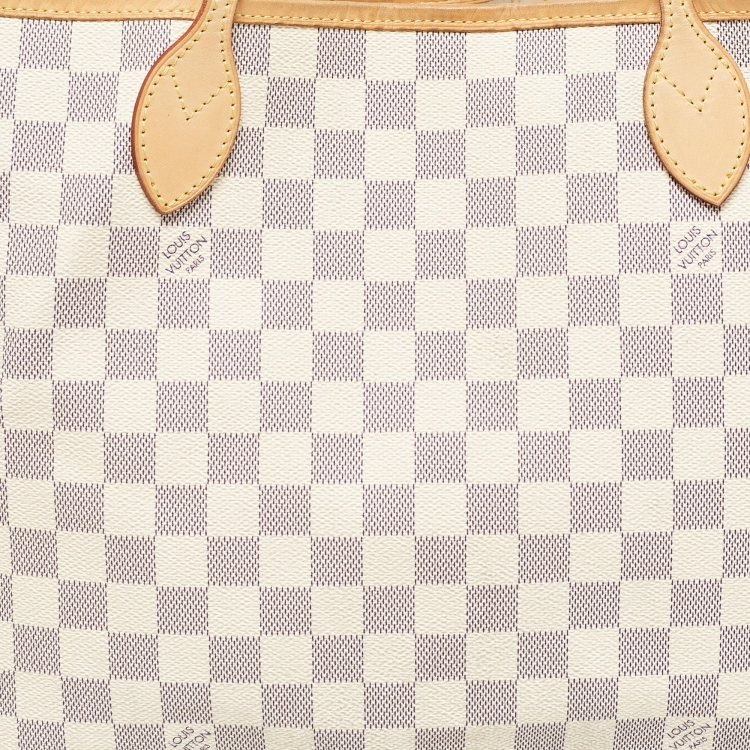 Pre Owned Louis Vuitton Damier Azur Canvas Neverfull GM Bag