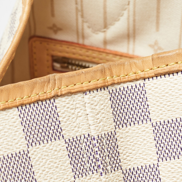 Pre Owned Louis Vuitton Damier Azur Canvas Neverfull GM Bag