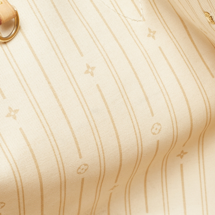 Pre Owned Louis Vuitton Damier Azur Canvas Neverfull GM Bag