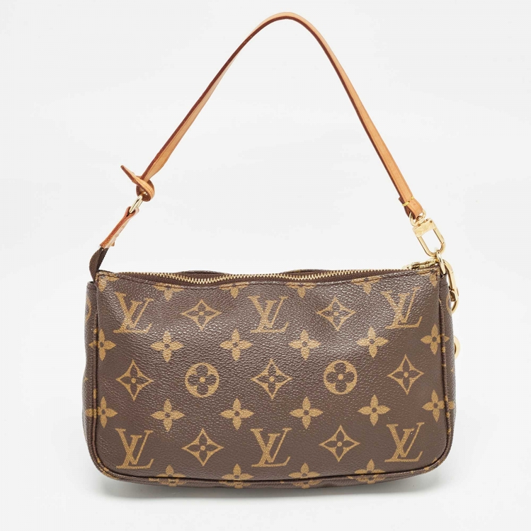 Pre Owned Louis Vuitton Monogram Canvas Pochette Accessoires