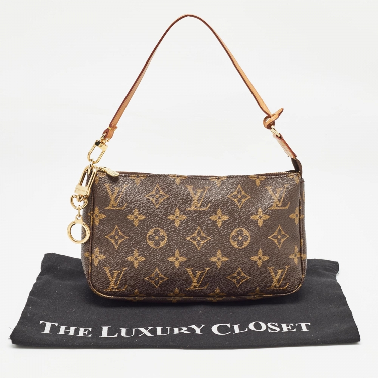 Pre Owned Louis Vuitton Monogram Canvas Pochette Accessoires