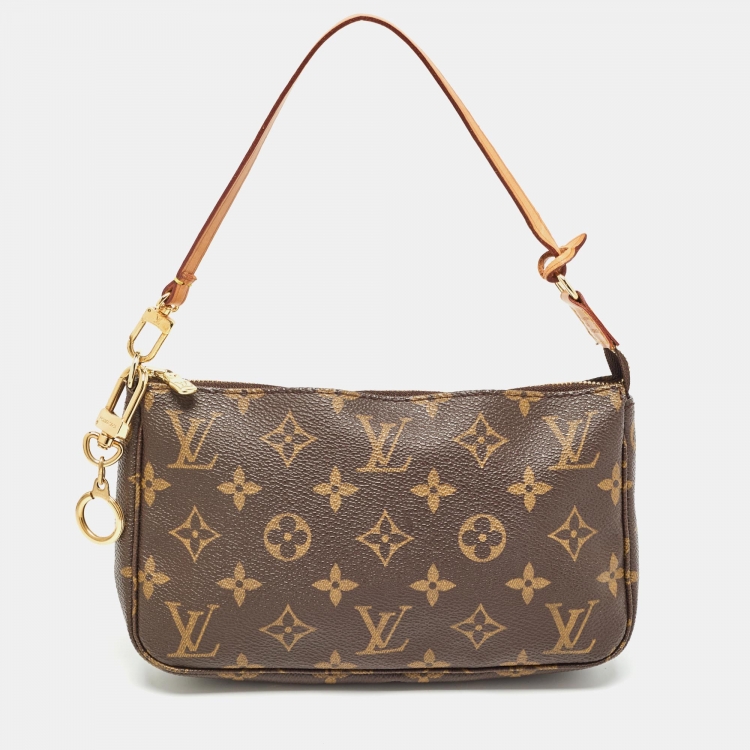 Pre Owned Louis Vuitton Monogram Canvas Pochette Accessoires