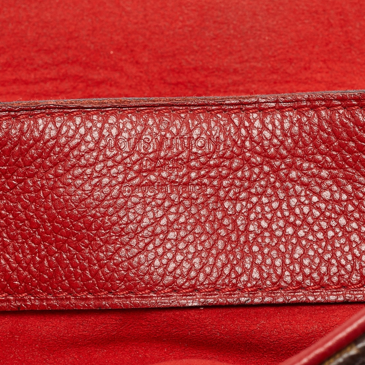 Pre Owned Louis Vuitton Cherry Monogram Canvas Pallas Chain Bag