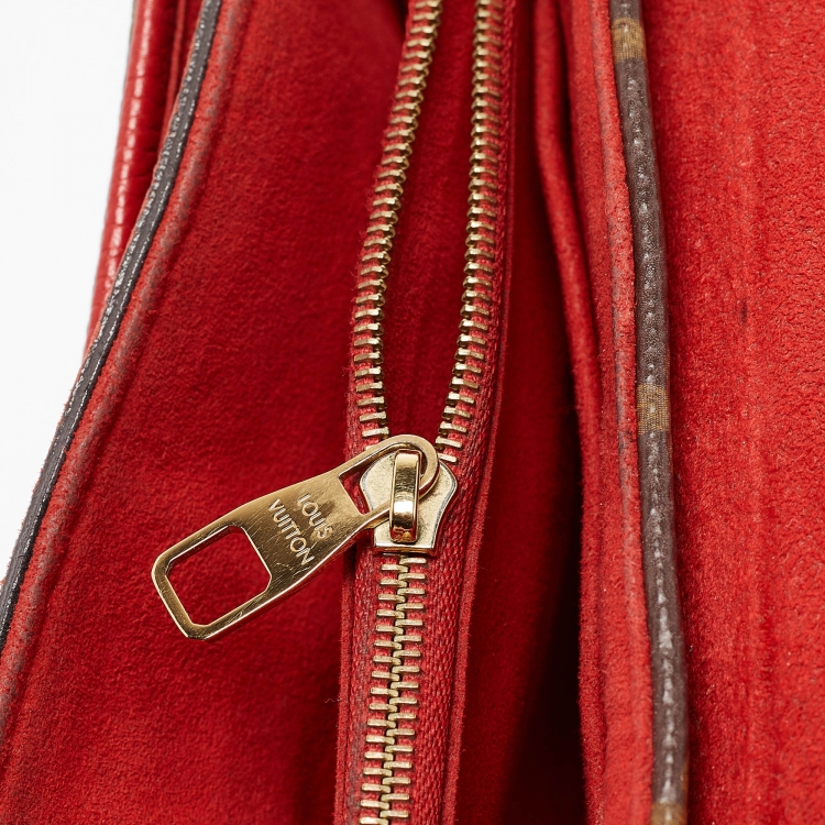 Pre Owned Louis Vuitton Cherry Monogram Canvas Pallas Chain Bag