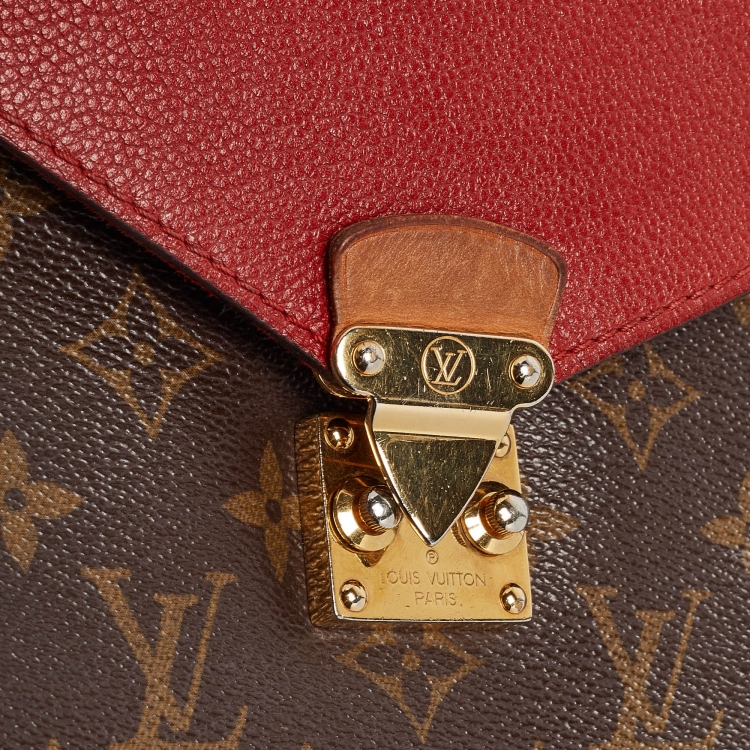Pre Owned Louis Vuitton Cherry Monogram Canvas Pallas Chain Bag