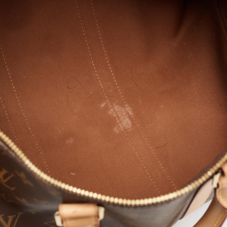 Pre Owned Louis Vuitton Monogram Canvas Keepall Bandouliere 45 Bag