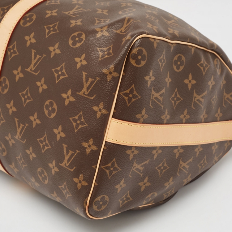 Pre Owned Louis Vuitton Monogram Canvas Keepall Bandouliere 45 Bag