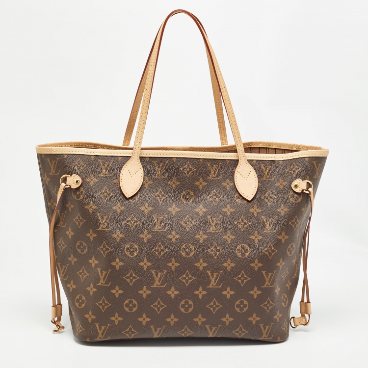 Pre Owned Louis Vuitton Monogram Canvas Neverfull MM Bag