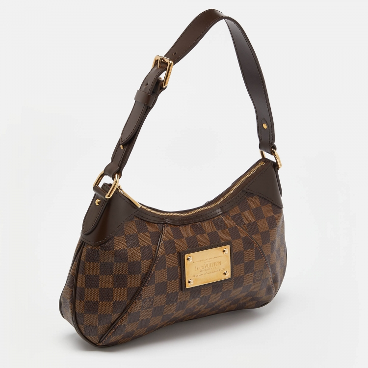 Pre Owned Louis Vuitton Damier Ebene Canvas Thames PM Bag