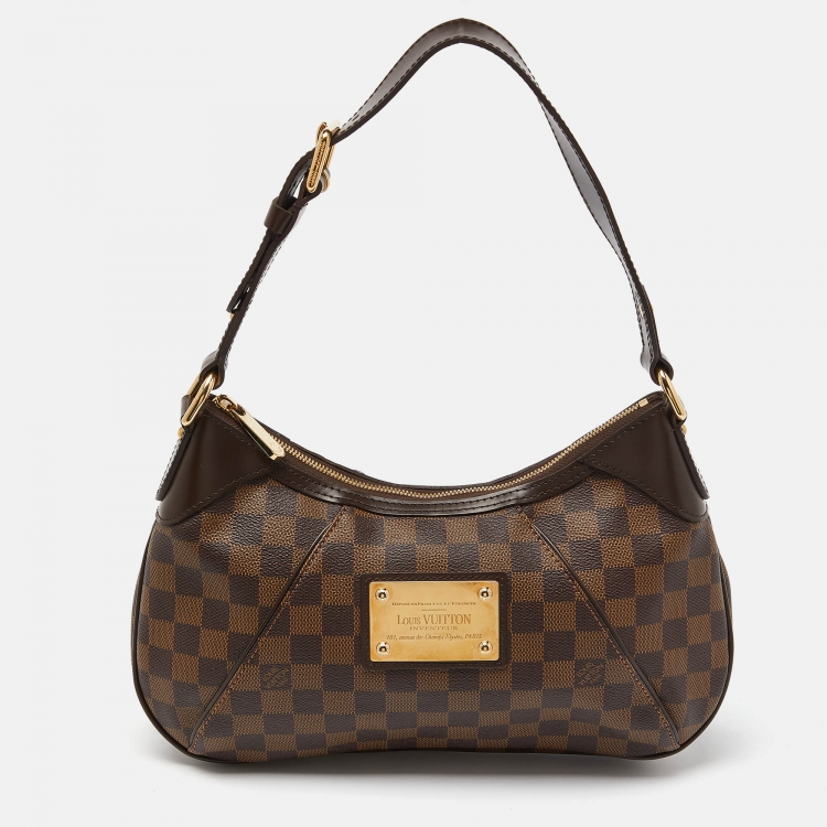 Pre Owned Louis Vuitton Damier Ebene Canvas Thames PM Bag
