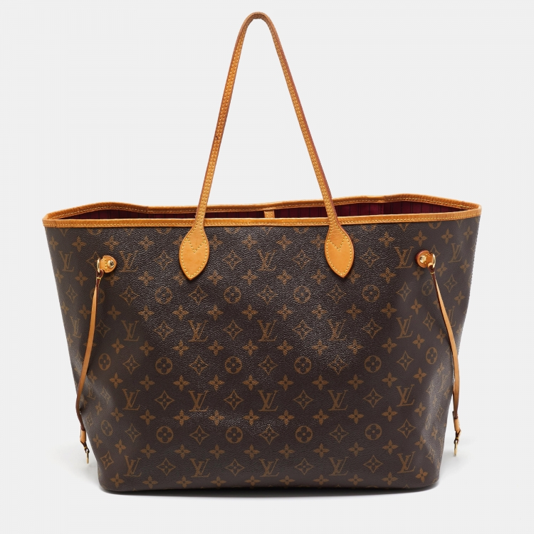 Pre Owned Louis Vuitton Monogram Canvas Neverfull GM Bag
