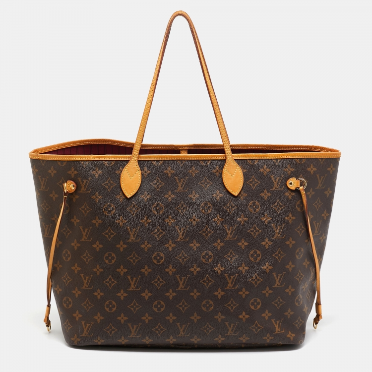 Pre Owned Louis Vuitton Monogram Canvas Neverfull GM Bag