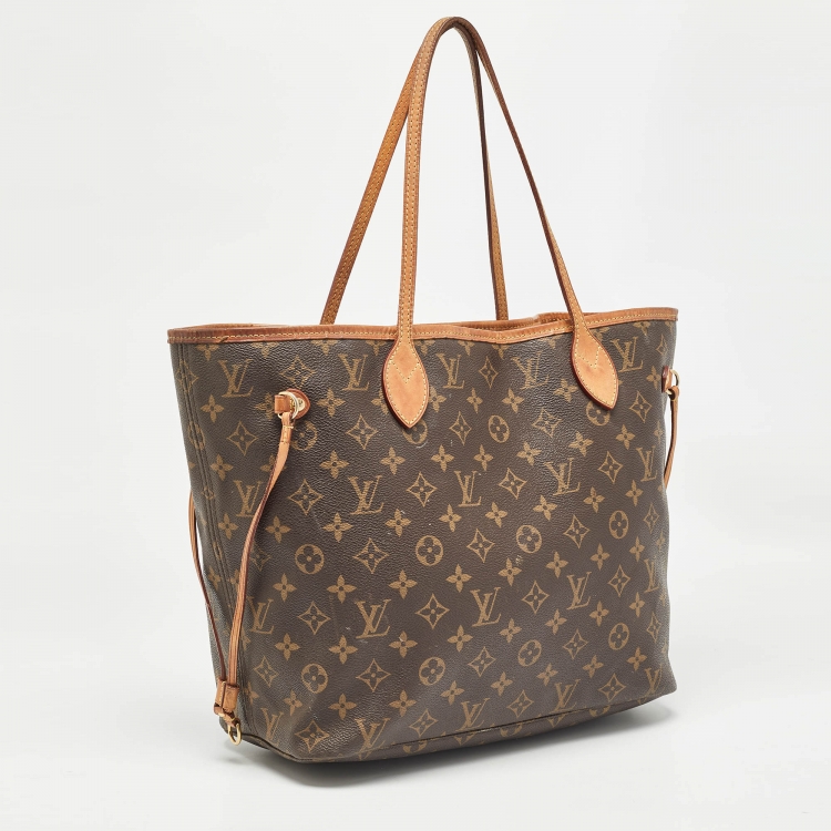 Pre Owned Louis Vuitton Monogram Canvas Neverfull MM Bag