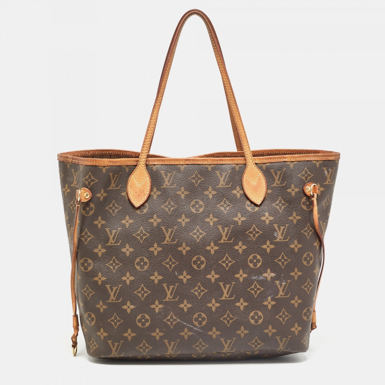 Pre Owned Louis Vuitton Monogram Canvas Neverfull MM Bag