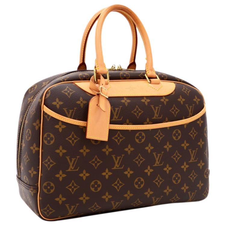 Pre Owned Louis Vuitton Monogram Canvas Deauville Bag