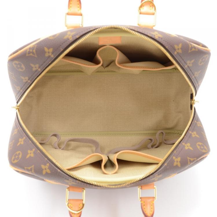 Pre Owned Louis Vuitton Monogram Canvas Deauville Bag