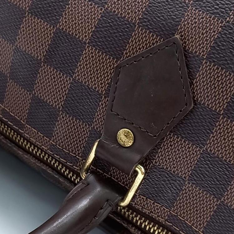 Pre Owned Louis Vuitton Damier Speedy 35 Bag
