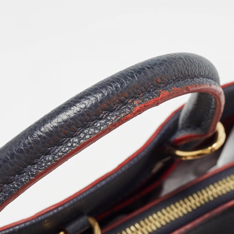 Pre Owned Louis Vuitton Marine Rogue Monogram Empreinte Leather Montaigne BB Bag