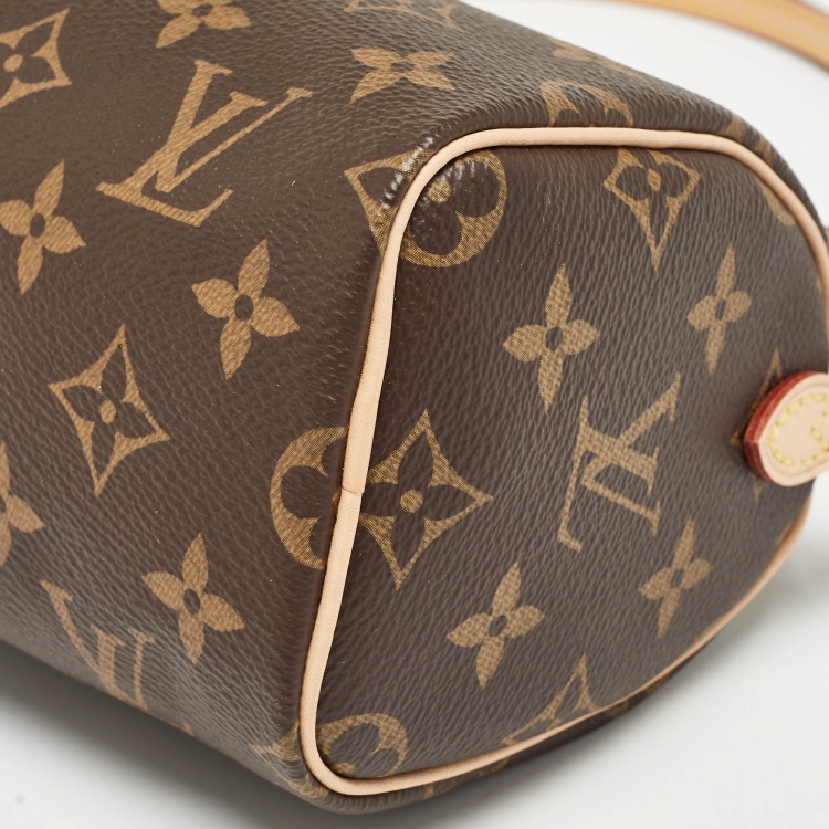 Pre Owned Louis Vuitton Monogram Canvas Nano Speedy Bag