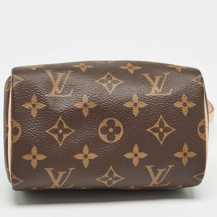Pre Owned Louis Vuitton Monogram Canvas Nano Speedy Bag