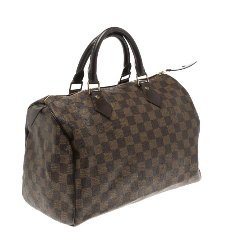 Pre Owned Louis Vuitton Damier Ebene Canvas Speedy 30