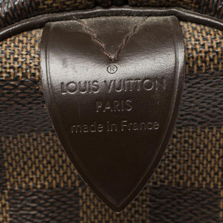 Pre Owned Louis Vuitton Damier Ebene Canvas Speedy 30