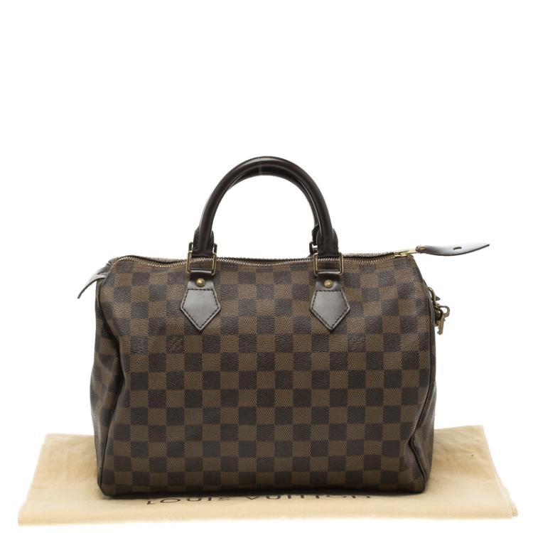 Pre Owned Louis Vuitton Damier Ebene Canvas Speedy 30