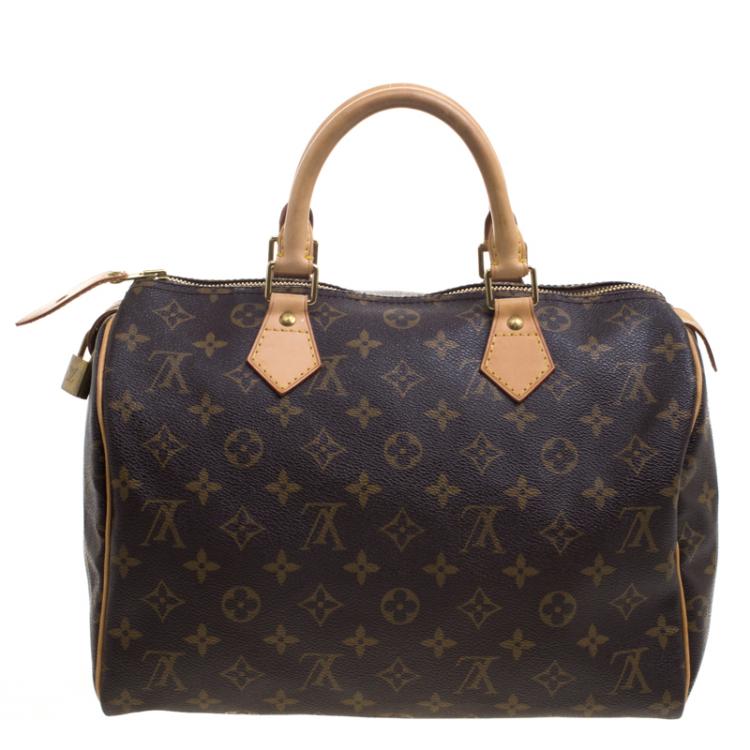 Pre Owned Louis Vuitton Monogram Canvas Speedy 30