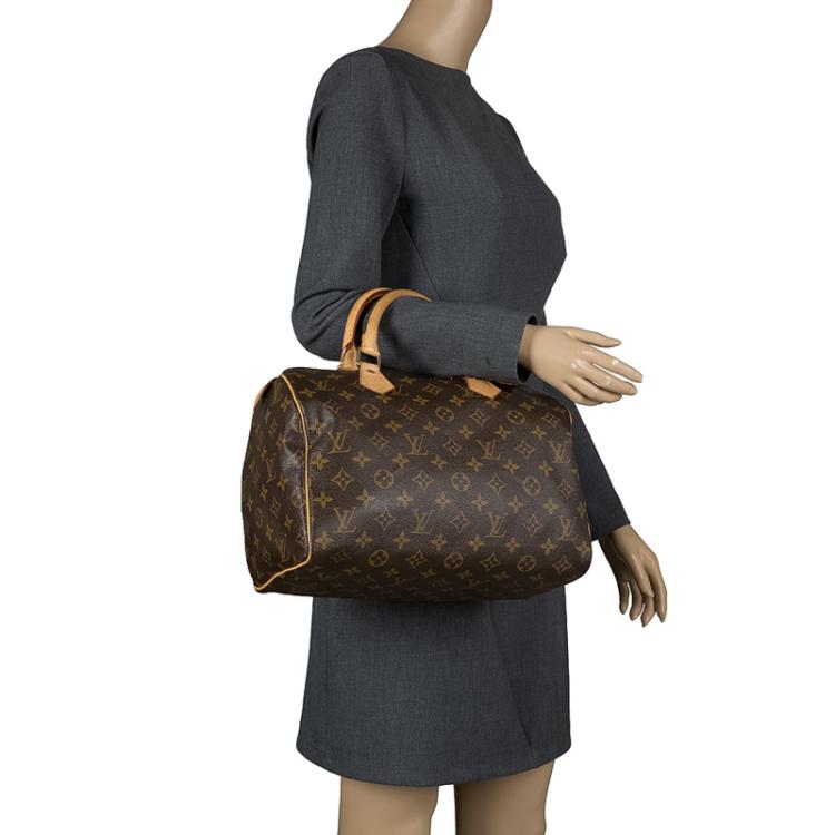 Pre Owned Louis Vuitton Monogram Canvas Speedy 30