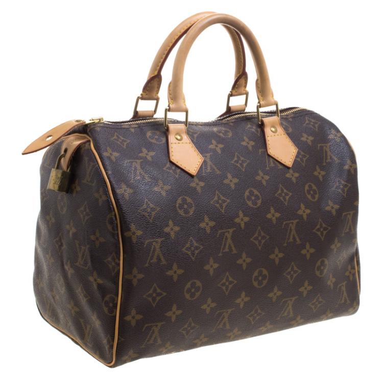 Pre Owned Louis Vuitton Monogram Canvas Speedy 30