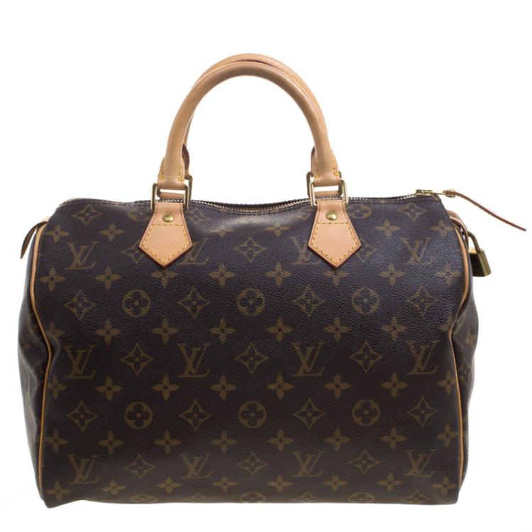 Pre Owned Louis Vuitton Monogram Canvas Speedy 30
