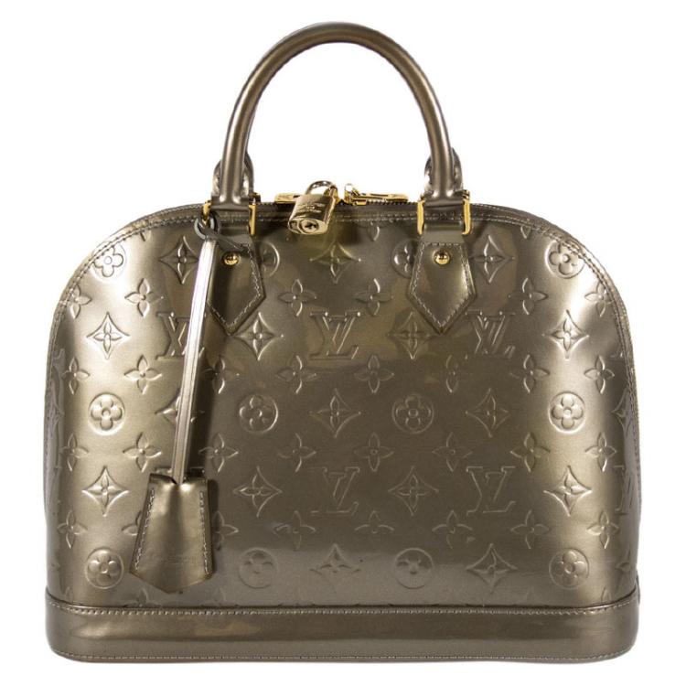 مملوكة مسبقًا Louis Vuitton Vert Bronze Monogram Vernis Alma PM