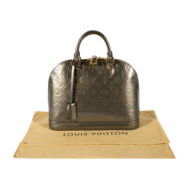 مملوكة مسبقًا Louis Vuitton Vert Bronze Monogram Vernis Alma PM