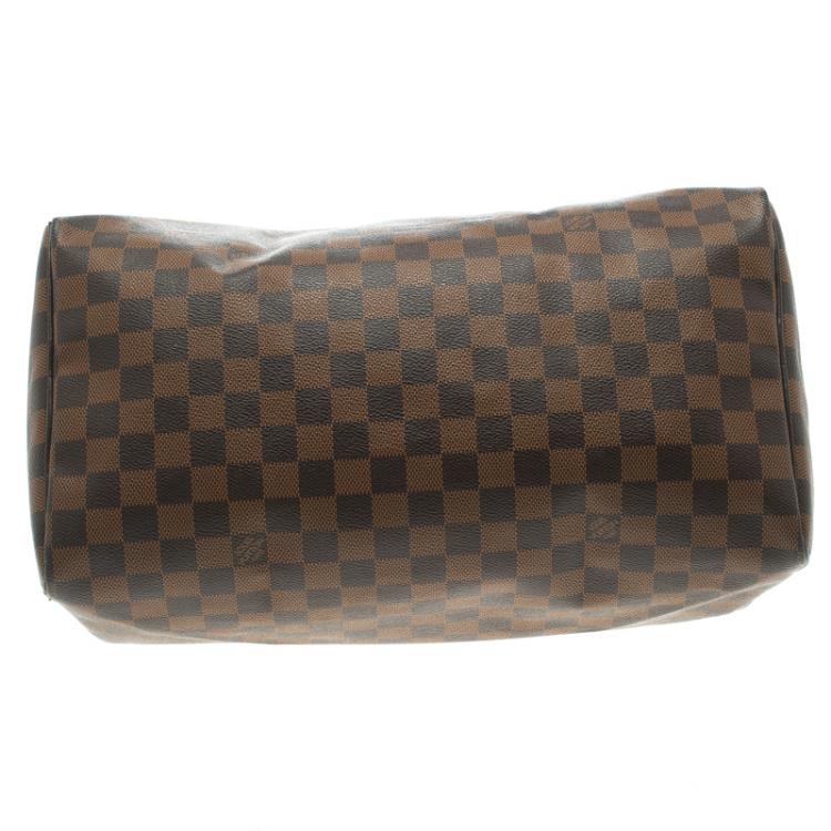 Pre Owned Louis Vuitton Damier Ebene Canvas Speedy 35