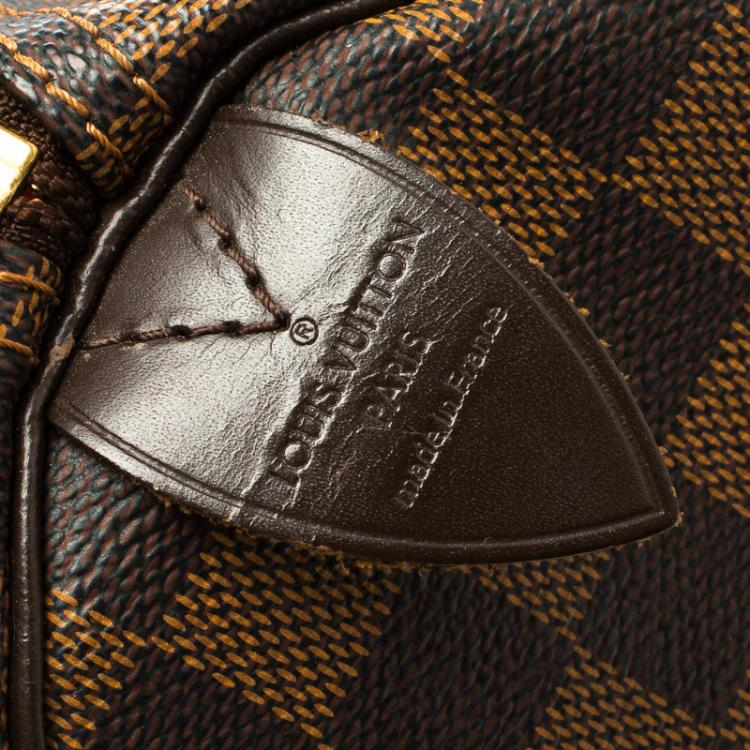 Pre Owned Louis Vuitton Damier Ebene Canvas Speedy 35