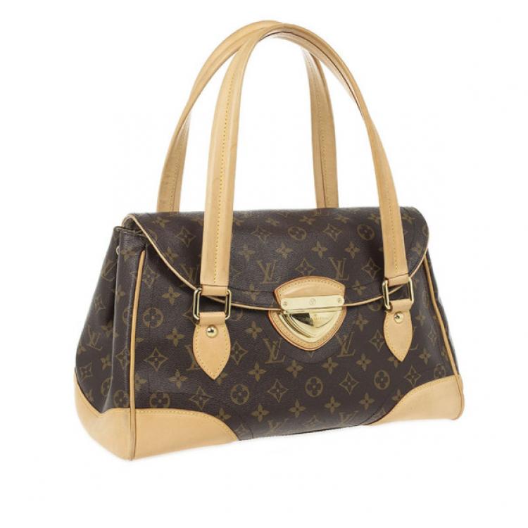 Pre Owned Louis Vuitton Monogram Canvas Beverly Satchel GM