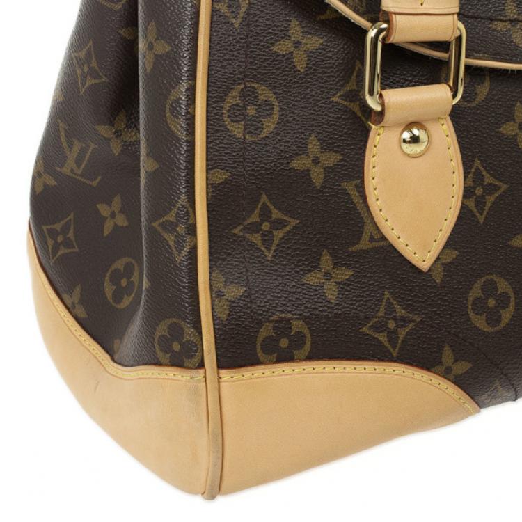 Pre Owned Louis Vuitton Monogram Canvas Beverly Satchel GM