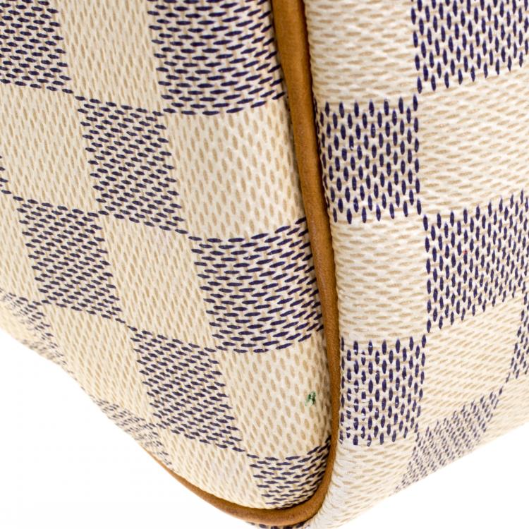 Pre Owned Louis Vuitton Damier Azur Canvas Speedy 30