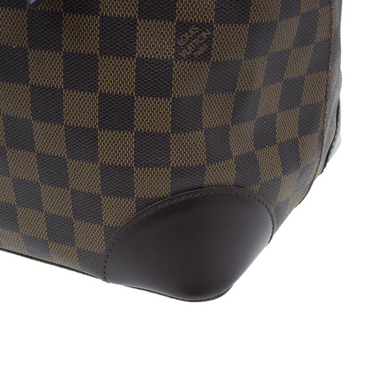 Pre Owned Louis Vuitton Damier Ebene Canvas Hampstead MM Tote