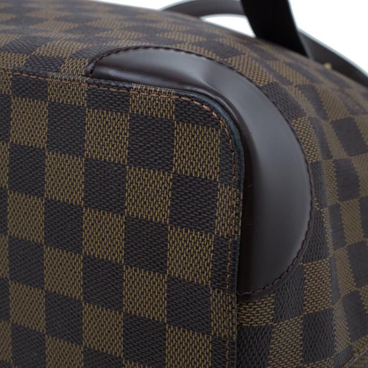 Pre Owned Louis Vuitton Damier Ebene Canvas Hampstead MM Tote