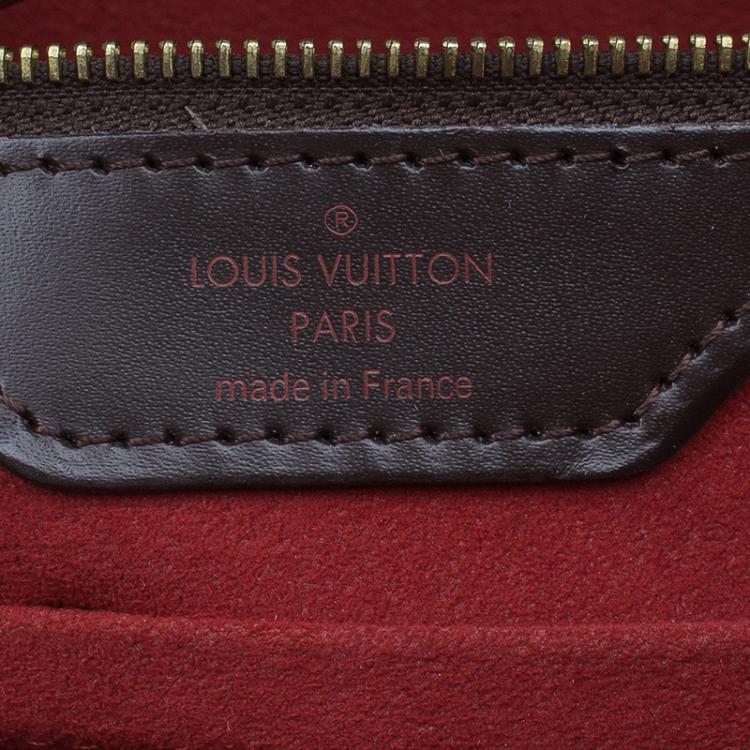 Pre Owned Louis Vuitton Damier Ebene Canvas Hampstead MM Tote