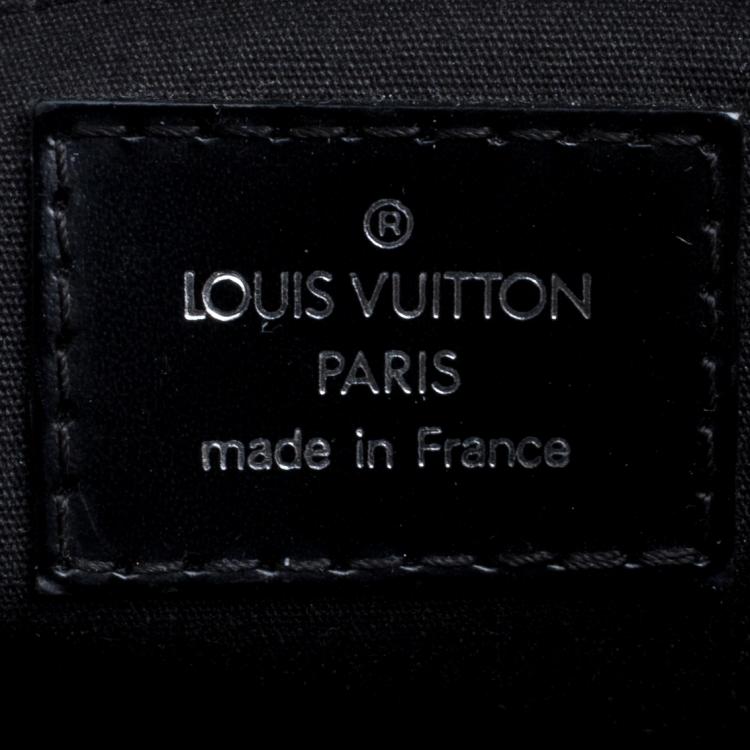 Pre Owned Louis Vuitton Black Epi Leather Bowling Montaigne GM Bag