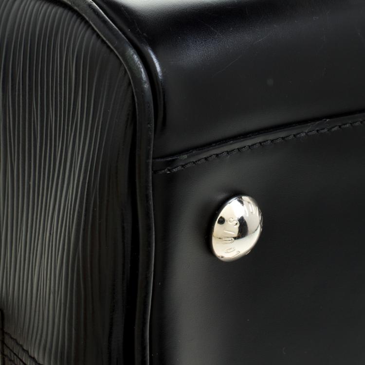Pre Owned Louis Vuitton Black Epi Leather Bowling Montaigne GM Bag