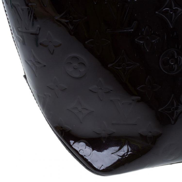 Pre Owned Louis Vuitton Amarante Monogram Vernis Bellevue GM