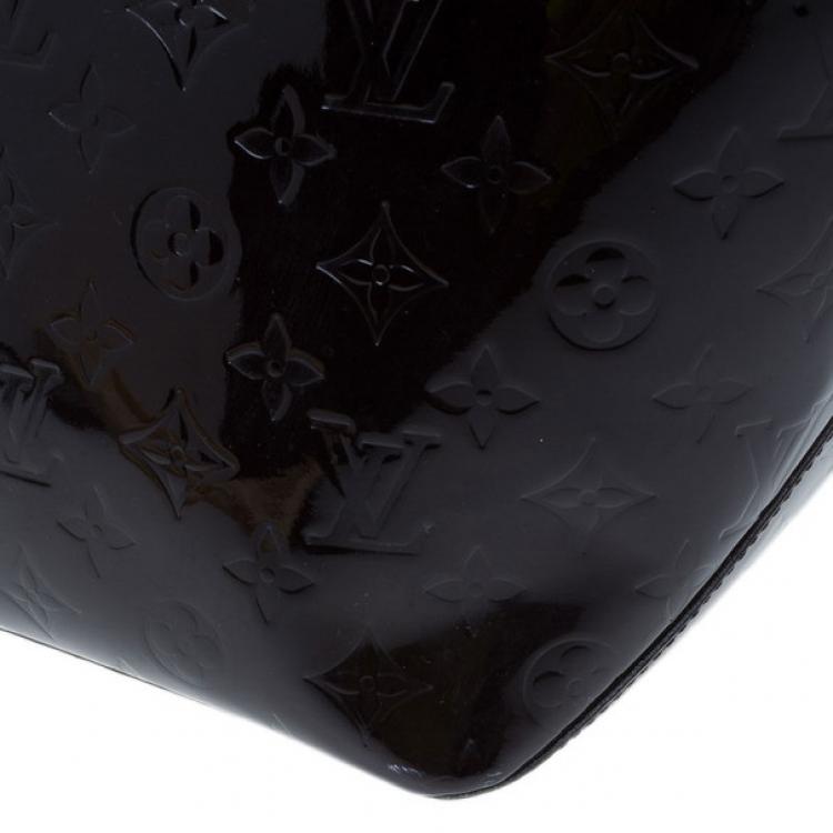 Pre Owned Louis Vuitton Amarante Monogram Vernis Bellevue GM