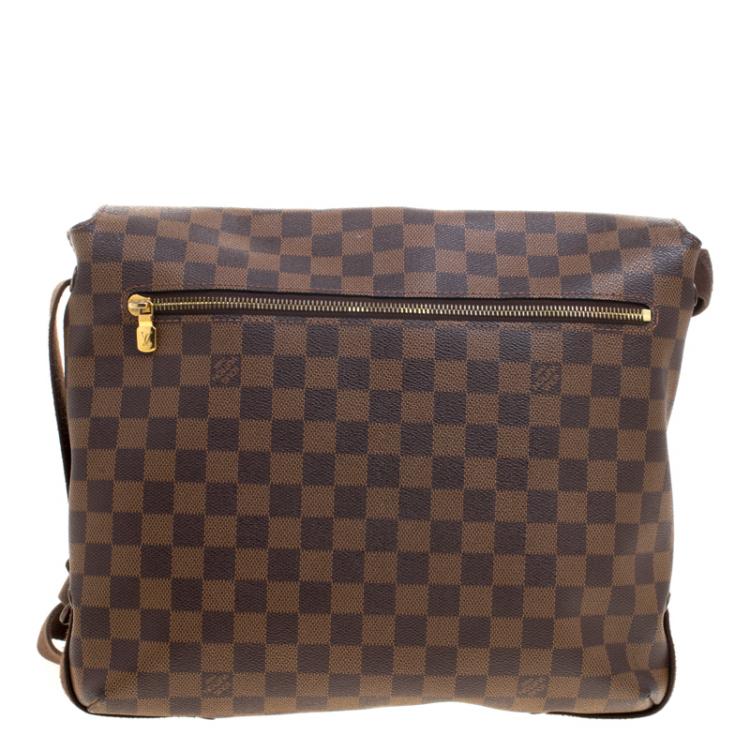 Pre Owned Louis Vuitton Damier Ebene Canvas Brooklyn GM Messenger Bag