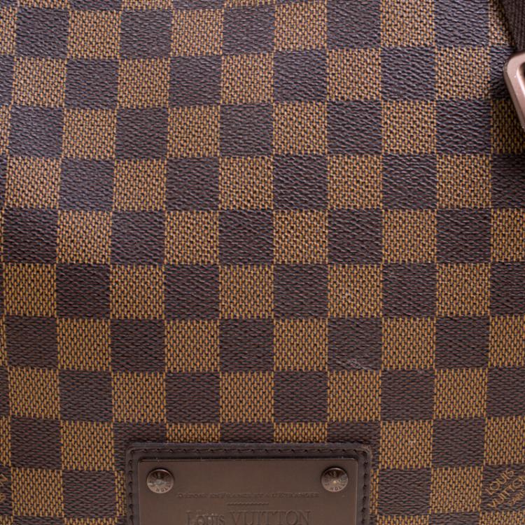 Pre Owned Louis Vuitton Damier Ebene Canvas Brooklyn GM Messenger Bag