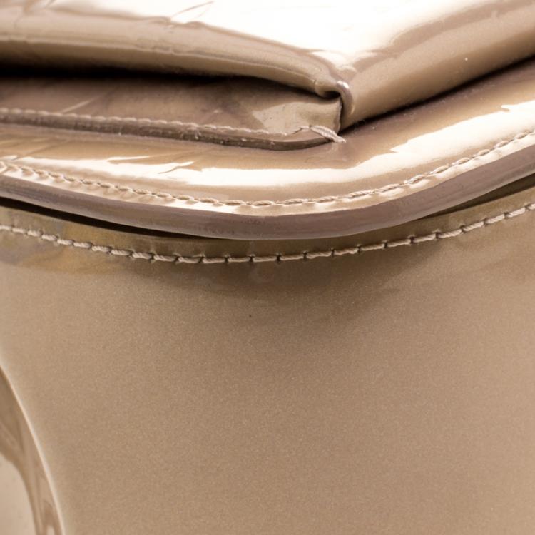 مملوكة مسبقًا Louis Vuitton Beige Poudre Monogram Vernis Romaine Bag