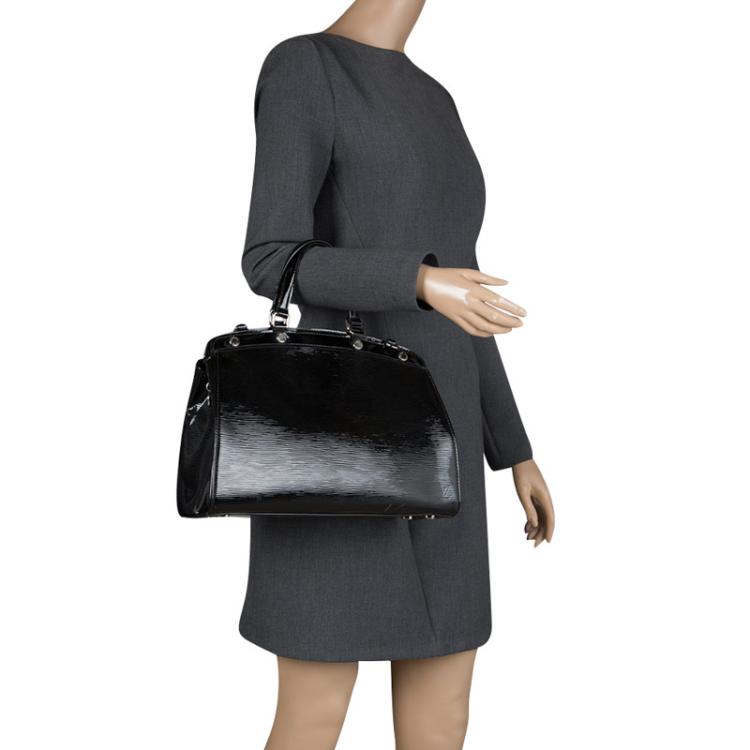 Louis Vuitton Black Electric Epi Leather Brea MM Bag For Sale at