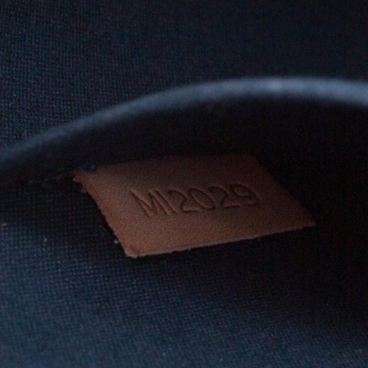 Pre Owned Louis Vuitton Green Monogram Vernis Alma GM